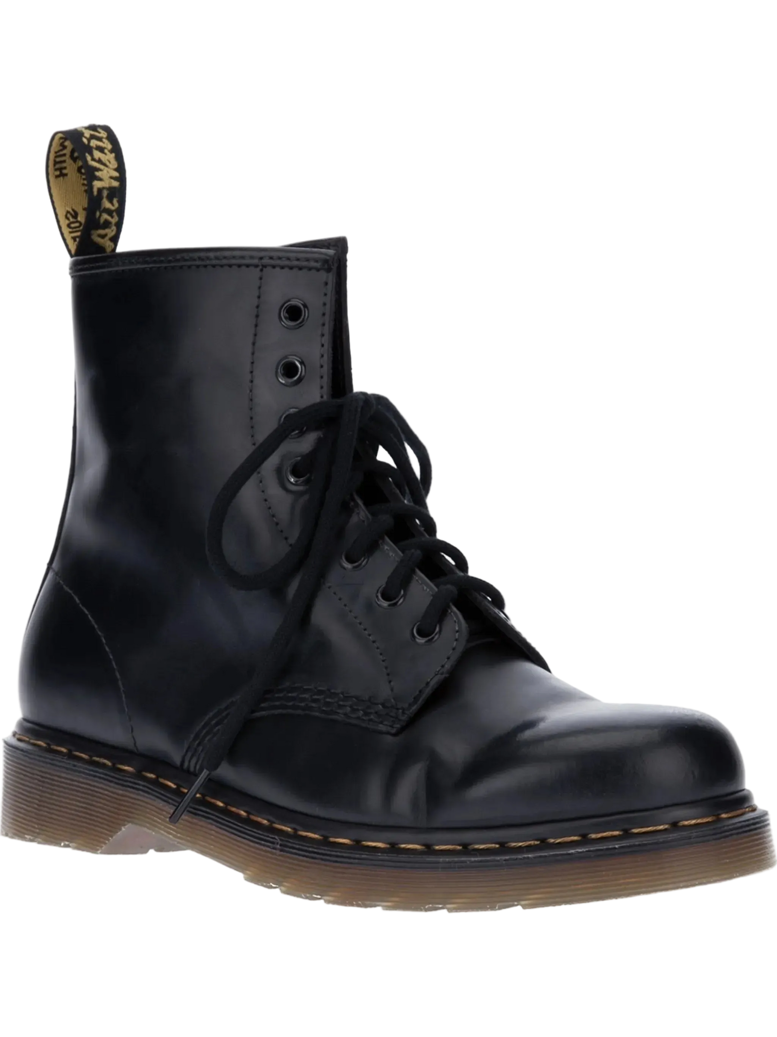 Dr. Martens Lace Up Black Leather Boots