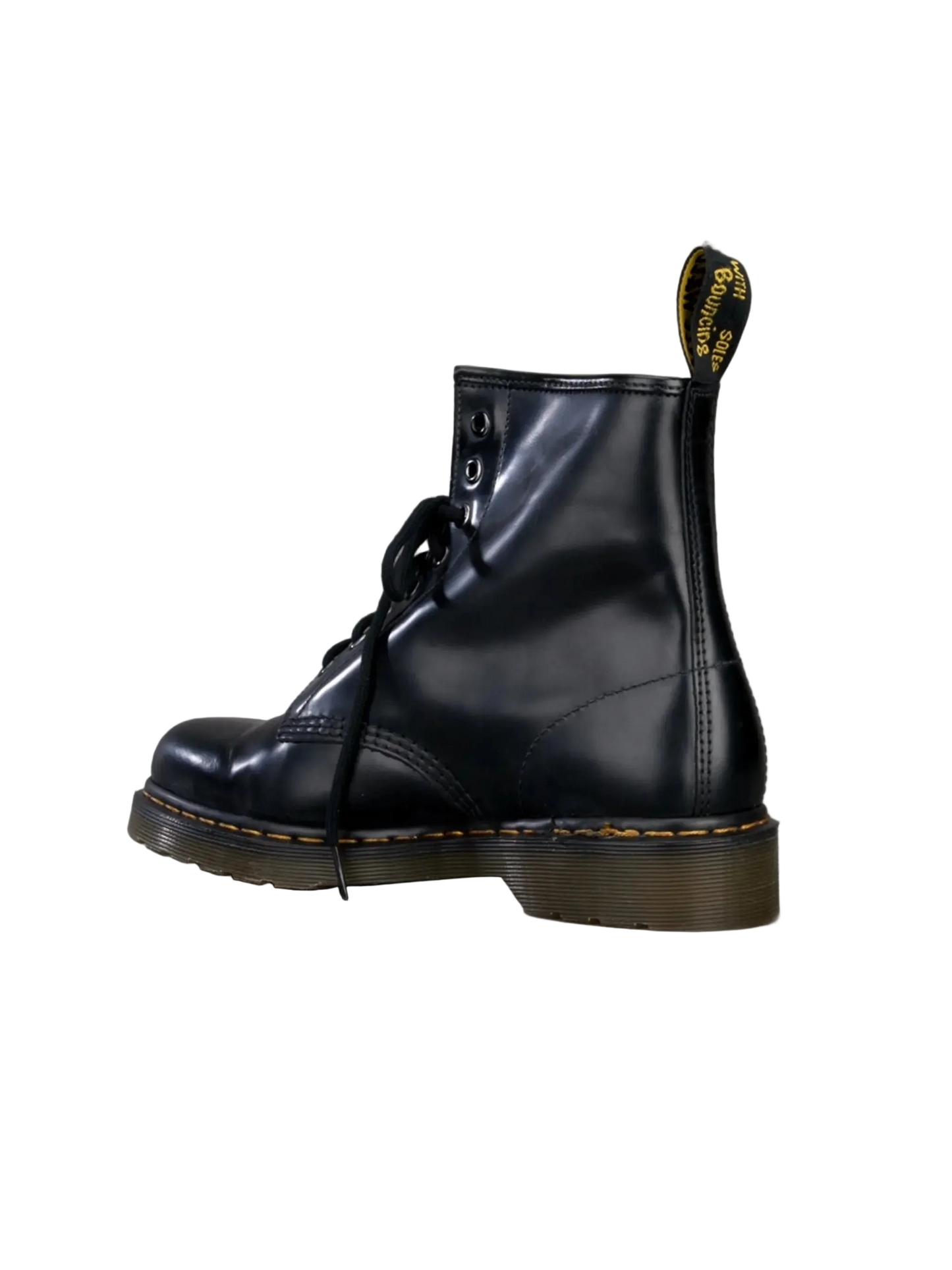 Dr. Martens Lace Up Black Leather Boots