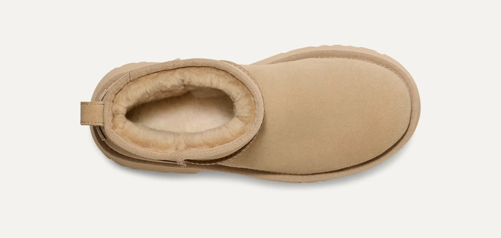 נעלי האג | מגפי האג פלטפורמה עקב UGG Women's Classic Ultra Mini New Heights Mustard Seed