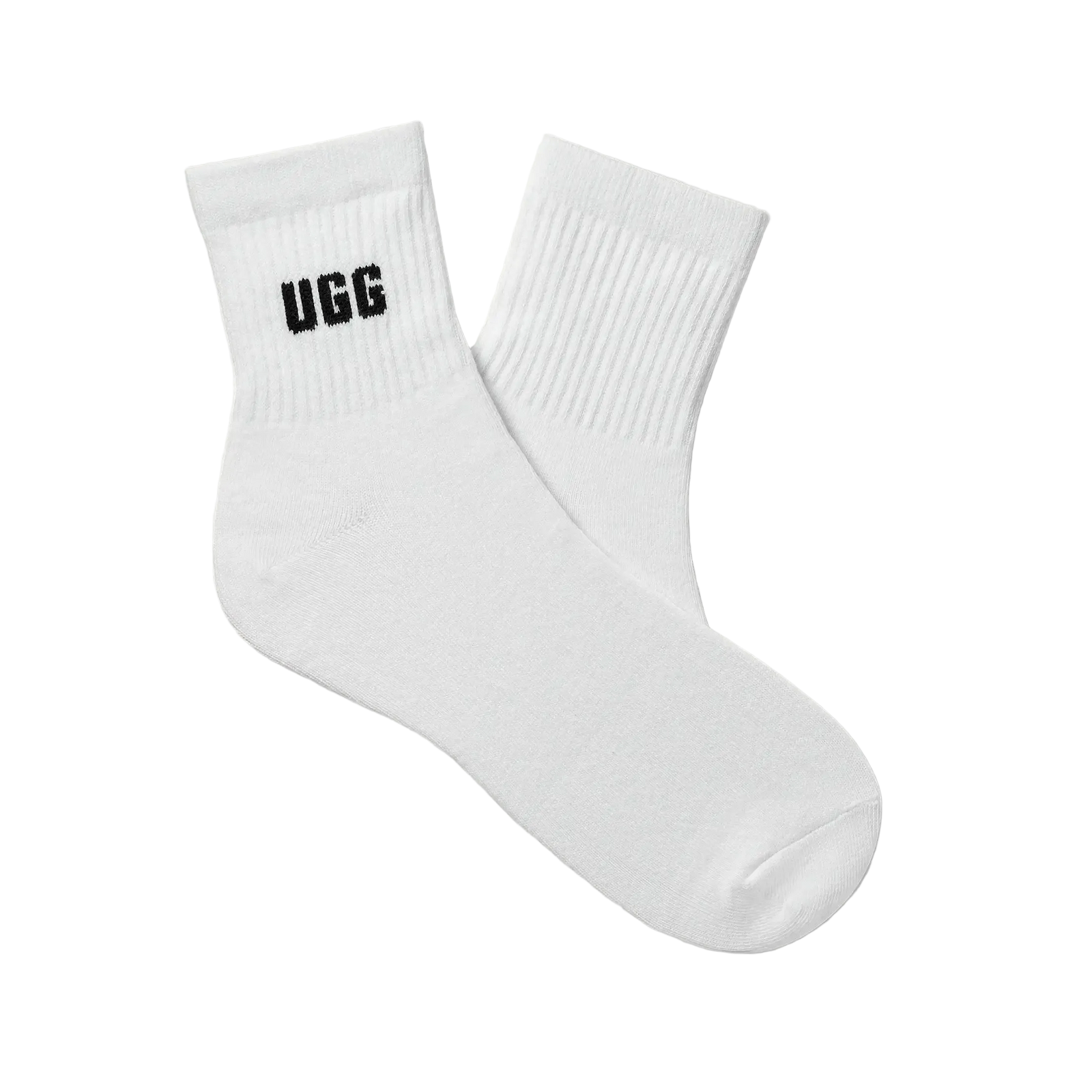 UGG Quinlin Logo White Socks