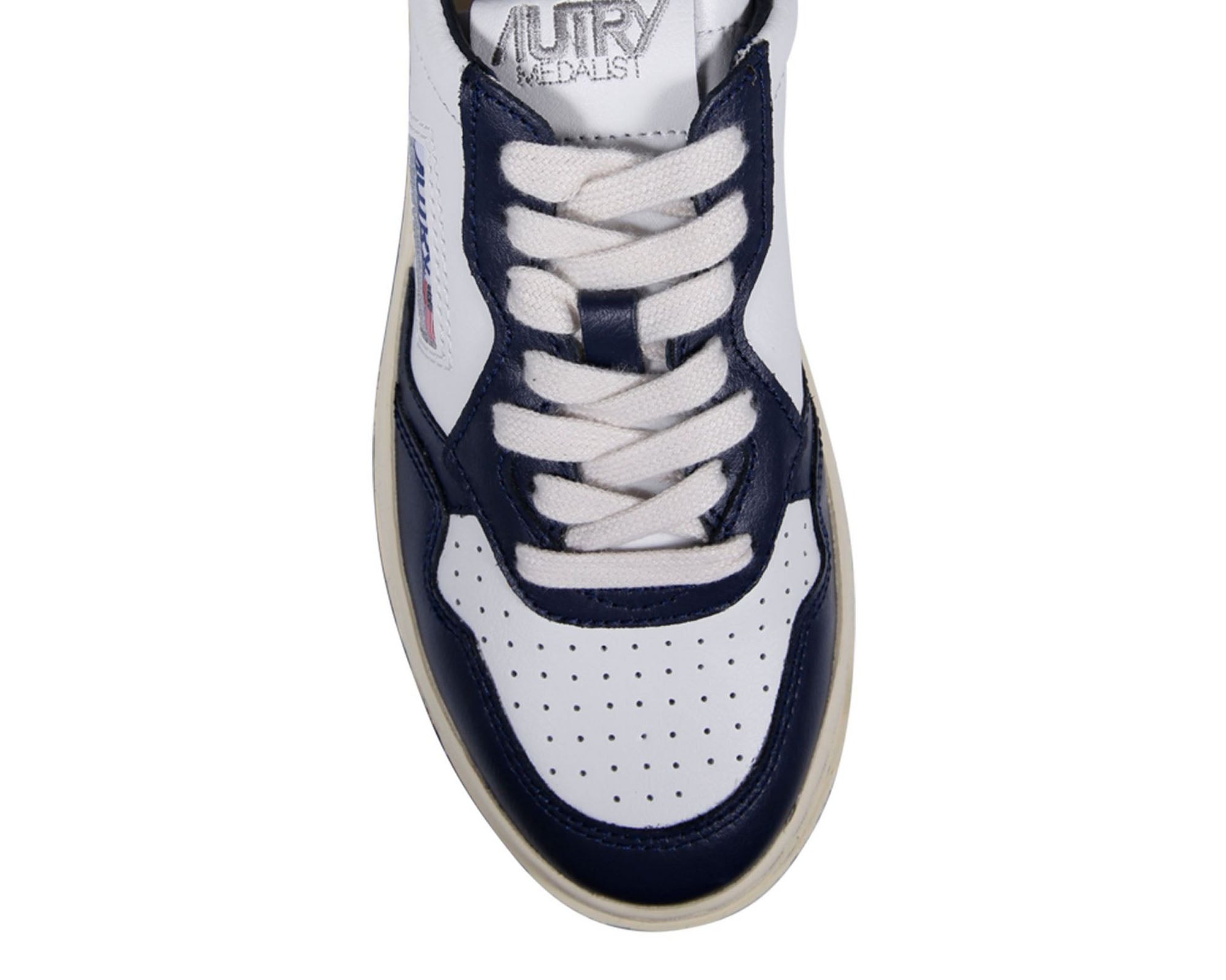Autry Medalist Bicolor Low-Top Sneakers