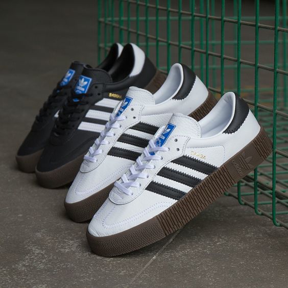 נעלי אדידס סמבה פלטפורמה | Adidas Samba Sambarose White