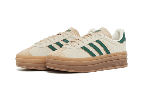 נעלי אדידס גאזל | Adidas Gazelle Bold Magic Beige Collegiate Green