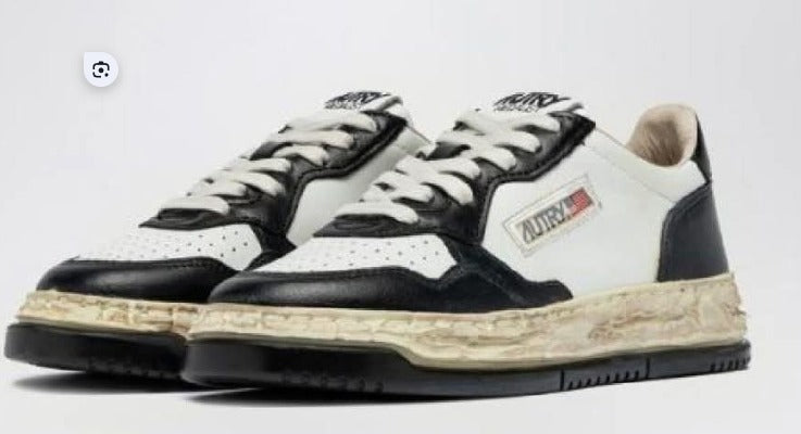 Outlet | Autry Super Vintage Low Maison Mihara Yasuhiro White Black
