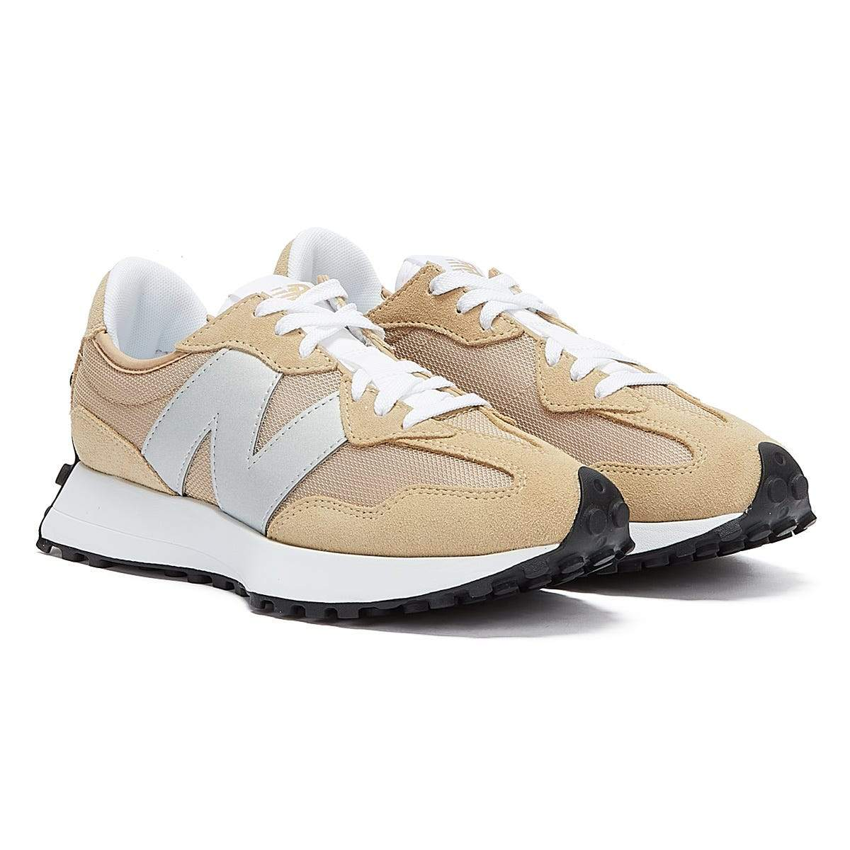 New Balance Shoes | NEW BALANCE 327 WOMENS BEIGE / SILVER TRAINERS