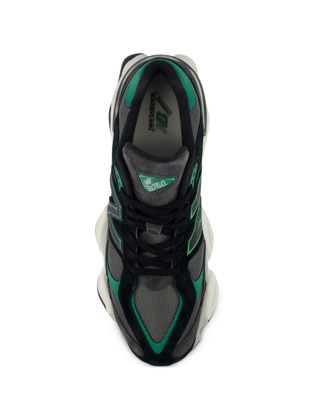 New Balance 9060 – Black and Outfield Green