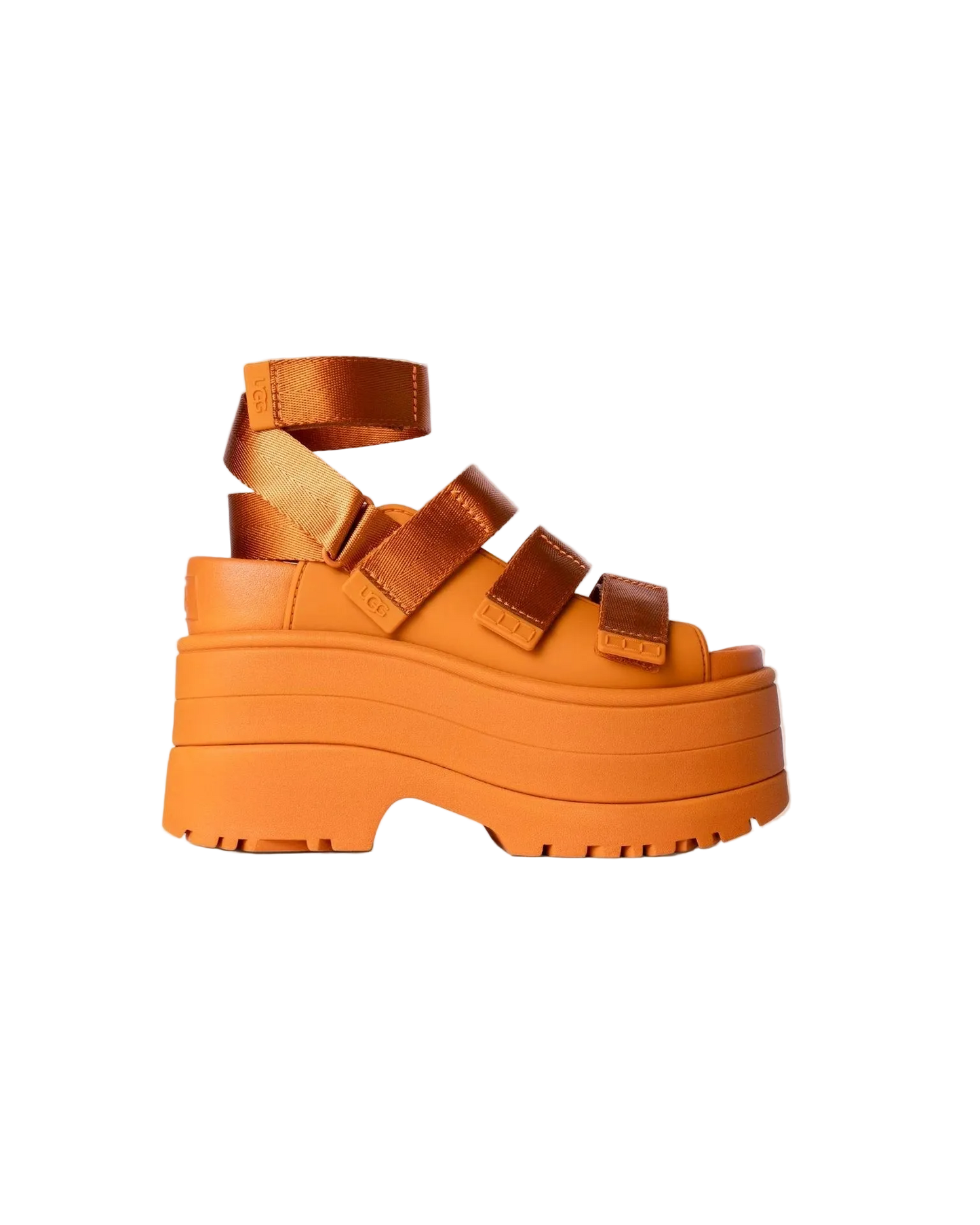 Outlet | UGG GoldenRise Platform Sandals Dark Apricot