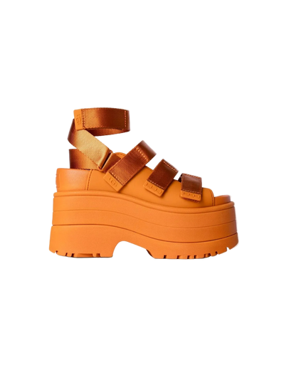 Outlet | UGG GoldenRise Platform Sandals Dark Apricot