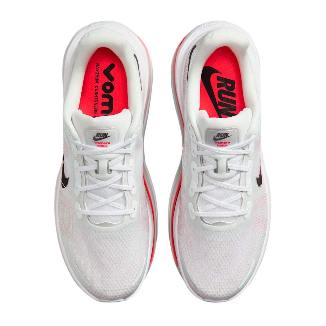 Nike Running Shoes | Nike Vomero Premium Road Running Shoes White/Bright Crimson