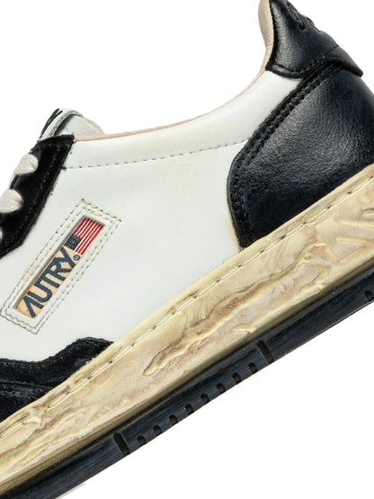 Outlet | Autry Super Vintage Low Maison Mihara Yasuhiro White Black