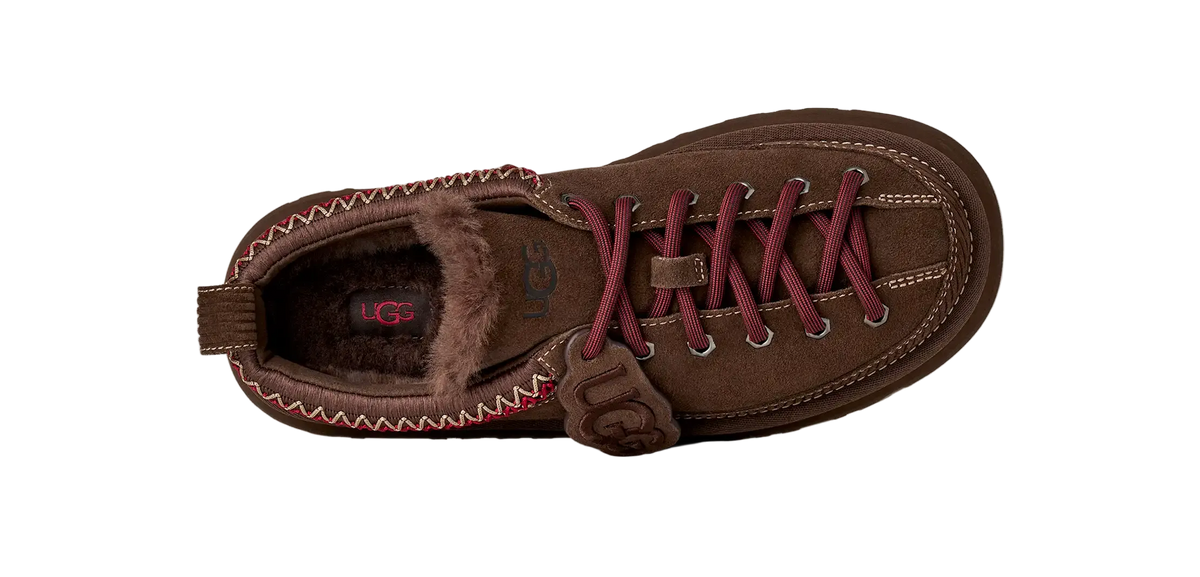 UGG Women's Heritage Lace-Up Slipper Burnt Cedar