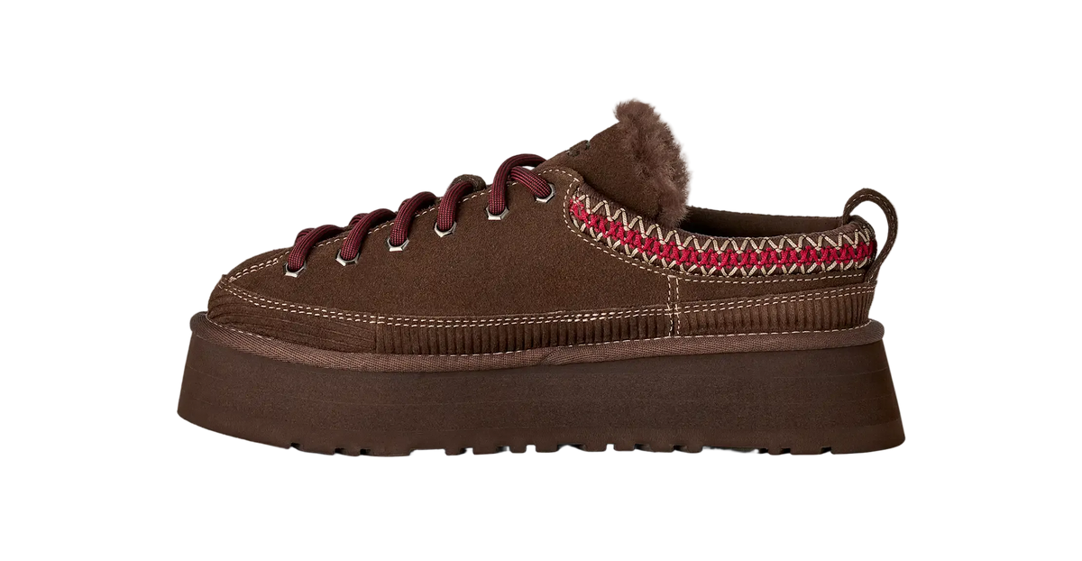 UGG Women's Heritage Lace-Up Slipper Burnt Cedar
