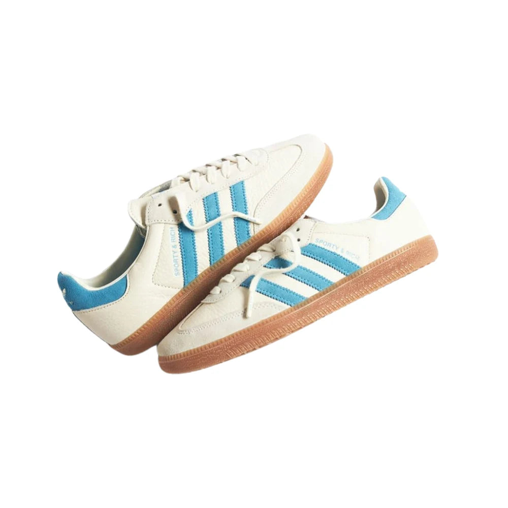 נעלי אדידס סמבה | Adidas x Sporty & Rich Cream Blue